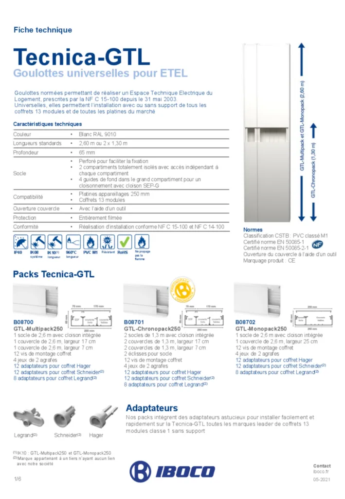 Image IBOCO_goulotte_pour_etel_tecnica_gtl | Hager France