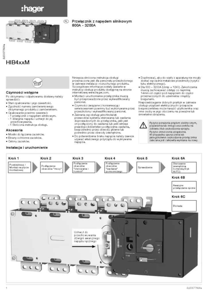 Zdjęcie Instrukcja montażu pl-PL 2021-07-09 | Hager Polska