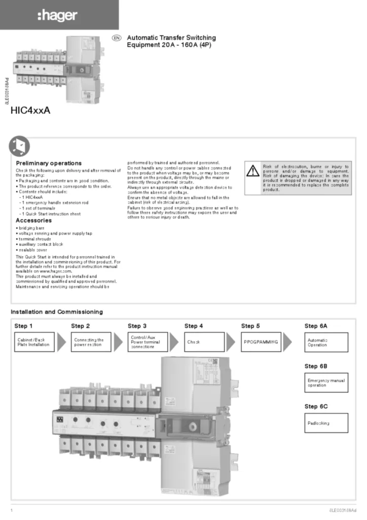 Afbeelding Installatiehandleiding International 2020-04-14 | Hager Nederland