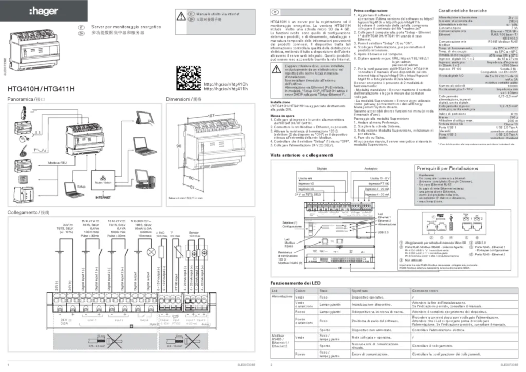 Immagine Manuale di installazione zh-CN, it-IT 2020-12-14 | Hager Italia