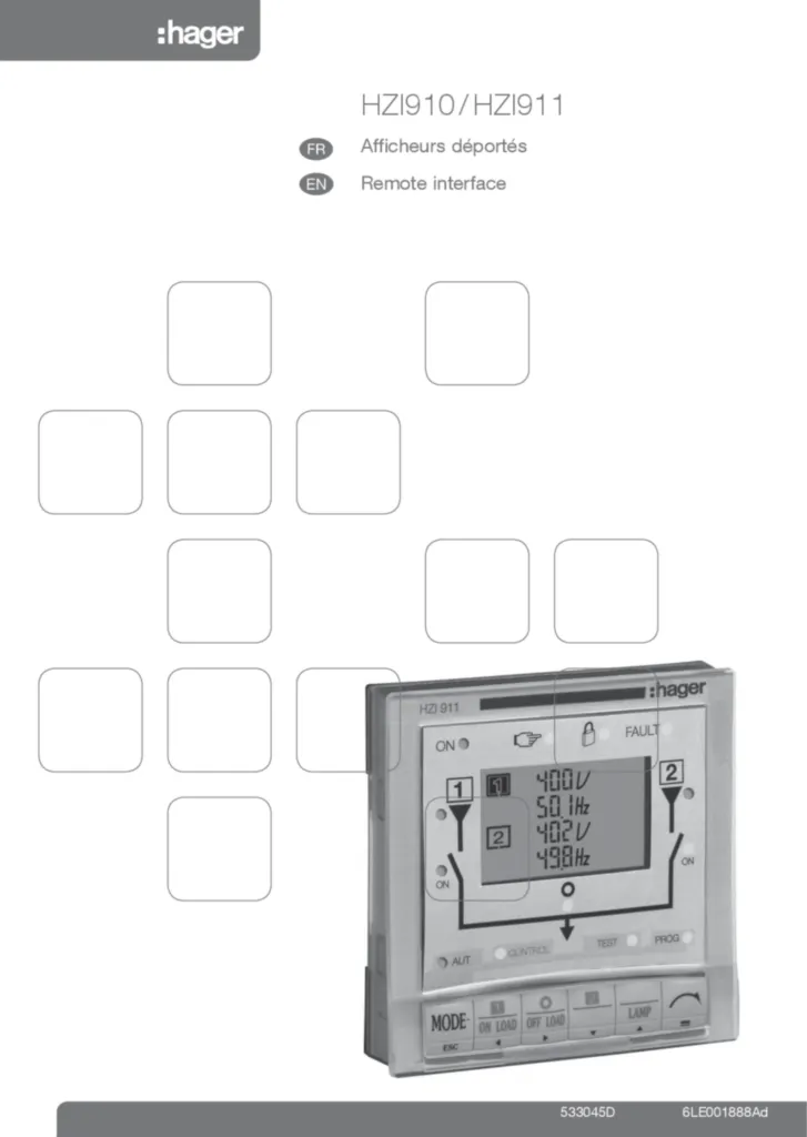 Afbeelding Installatiehandleiding en-GB, fr-FR 2018-11-14 | Hager Nederland