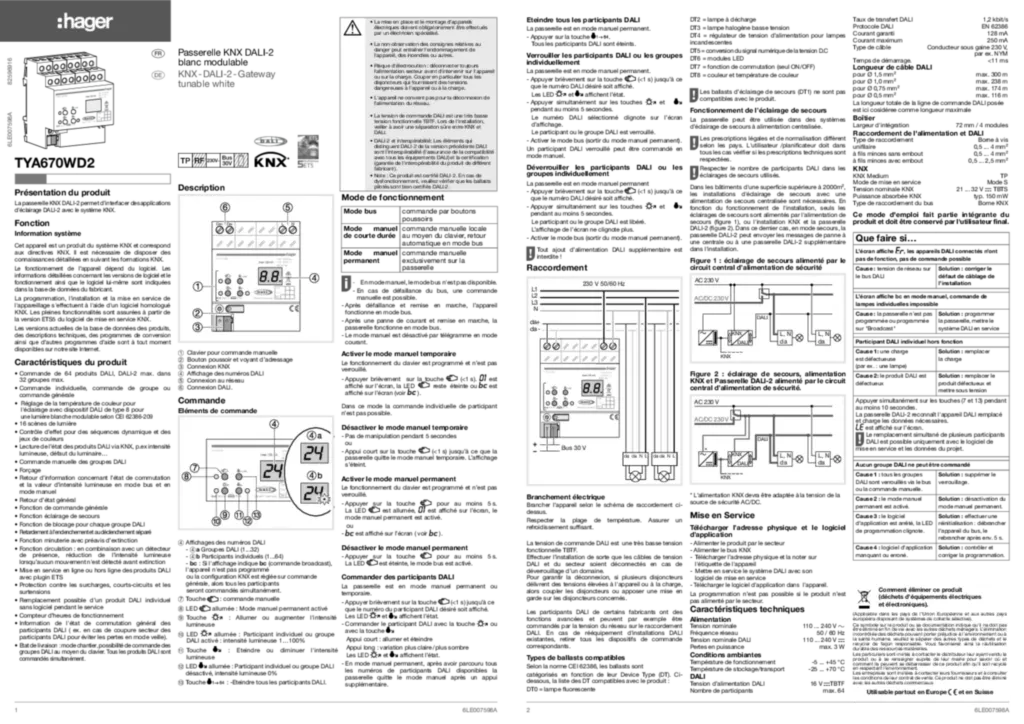 Afbeelding Installatiehandleiding fr-FR, de-DE 2021-02-23 | Hager Belgium