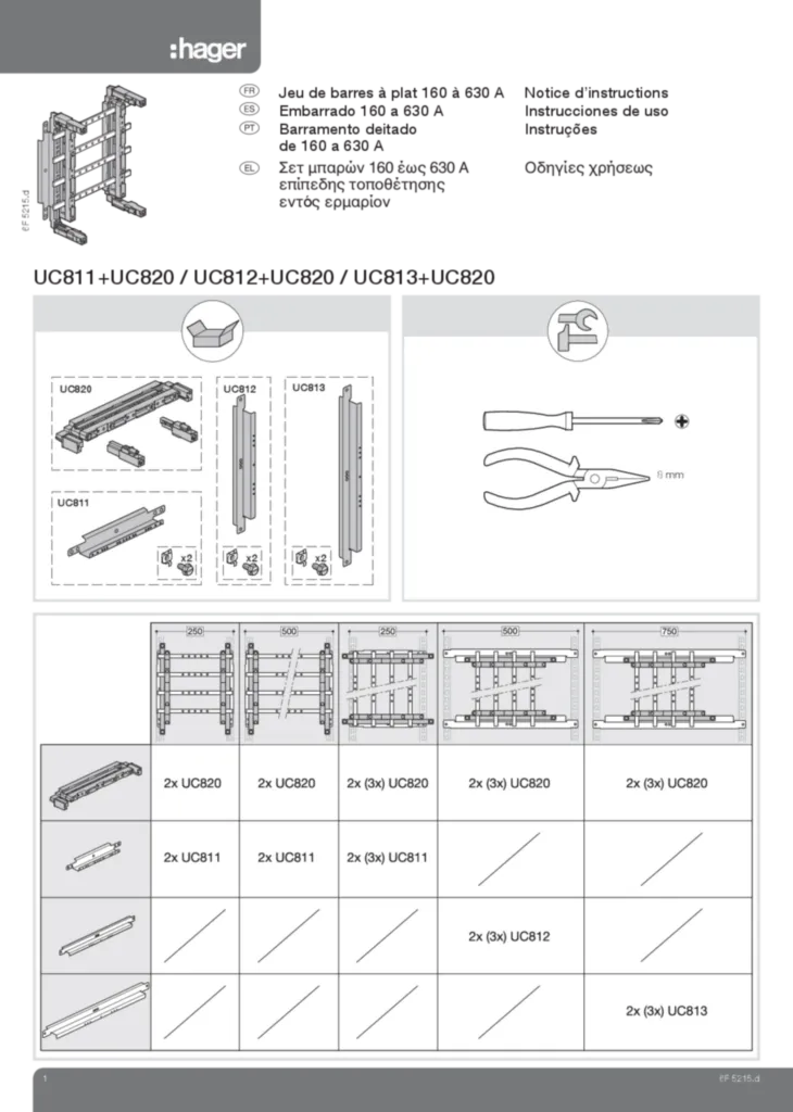 Εικόνα Installation manual es-ES, fr-FR, el-GR, pt-PT 2014-03-03 | Hager