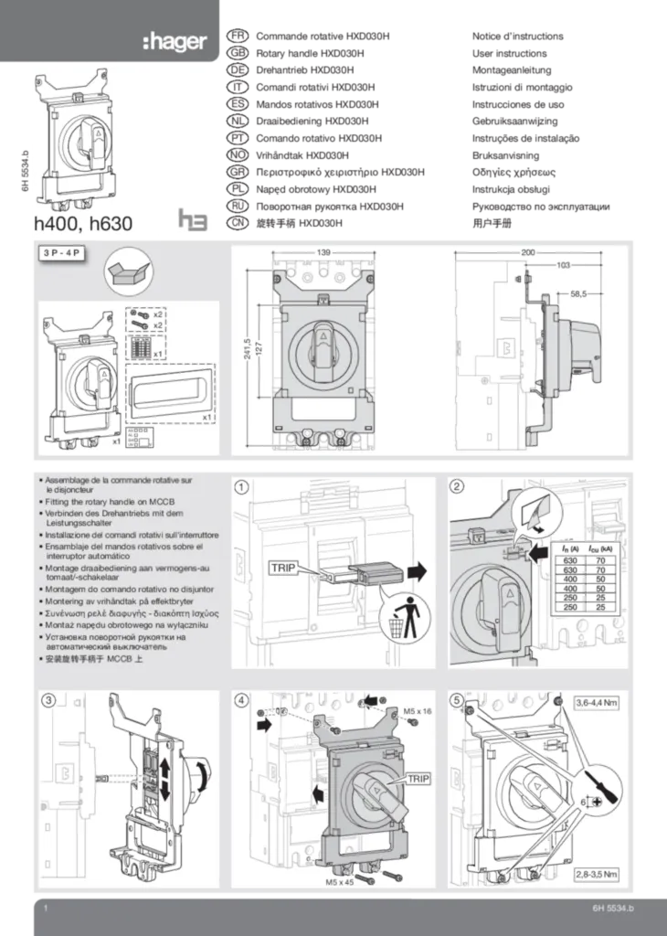 Imagen Manual de instalación International 2020-01-01 | Hager España