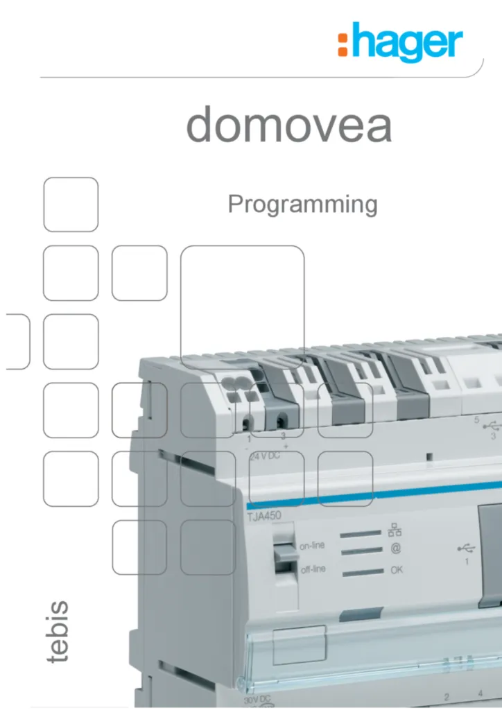 Image Description fonction programmation domovea EN | Hager France