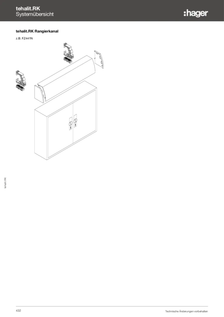 Bild Technischer Anhang - tehalit.RK | Hager Deutschland