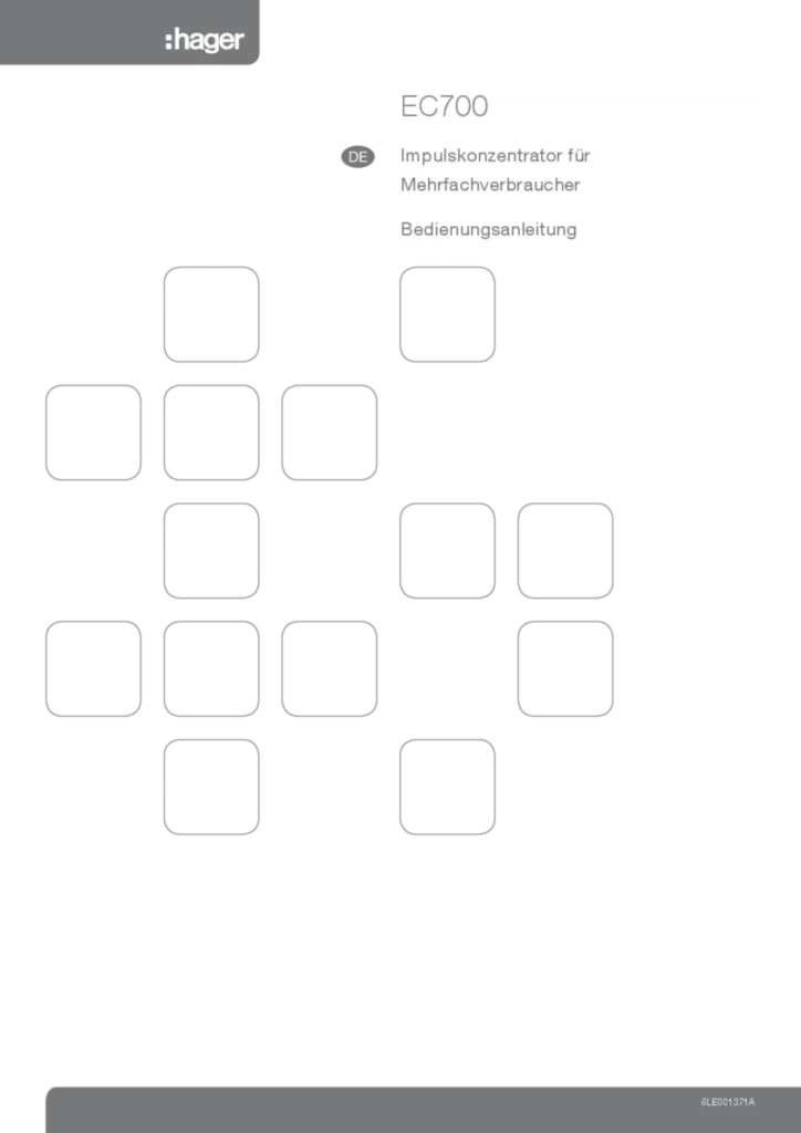 Immagine Manuale di installazione de-DE 2015-07-06 | Hager Italia