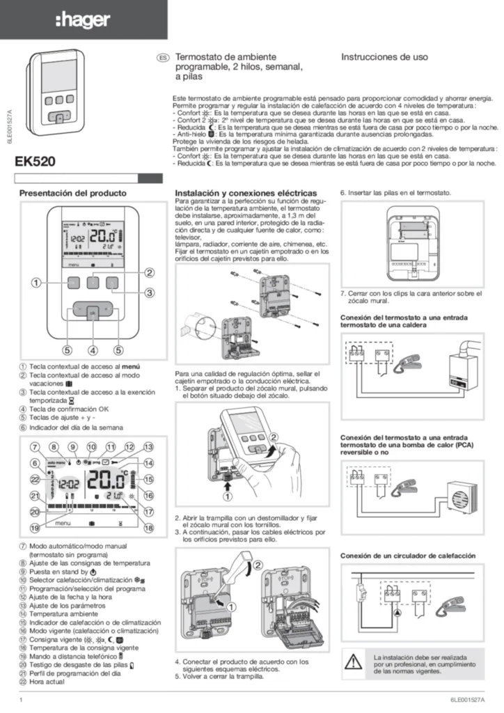 Imagen Manual de instalación es-ES 2010-03-18 | Hager España