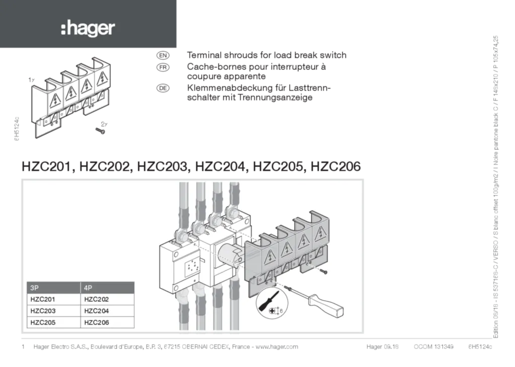 Εικόνα Instruction manual International 2018-07-16 | Hager