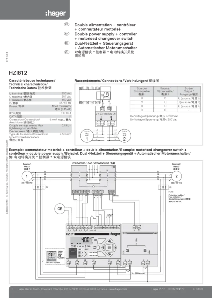 Εικόνα Installation manual zh-CN, en-GB, fr-FR, de-DE 2016-03-18 | Hager