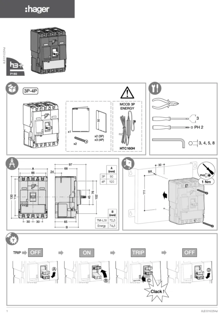 Immagine Manuale di istruzioni International 2016-03-09 | Hager Italia