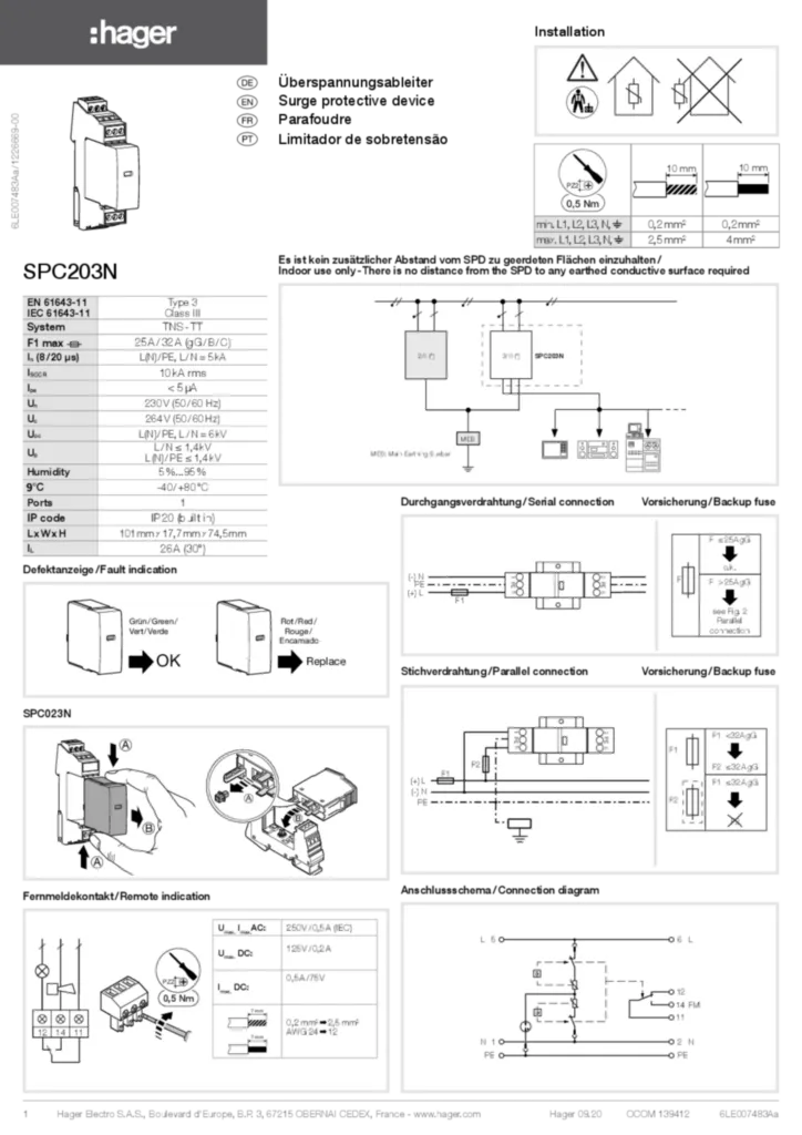 Bild Installationshandbok en-GB, fr-FR, de-DE, pt-PT 2020-10-01 | Hager Sverige