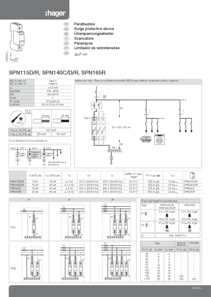 Immagine Manuale di installazione en-GB, es-ES, fr-FR, de-DE, it-IT, pt-PT 2014-10-15 | Hager Italia