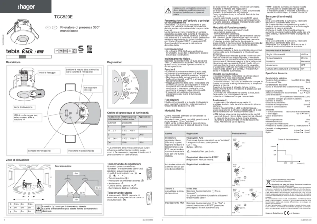 Imagem Manual de instalação it-IT, pt-PT 2019-10-24 | Hager Portugal