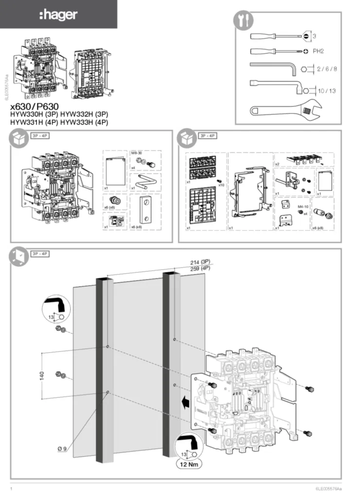 Bild Installationshandbok International 2015-10-05 | Hager Sverige