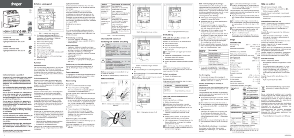 Bild Installationshandbok nn-NO, sv-SE 2015-04-01 | Hager Sverige