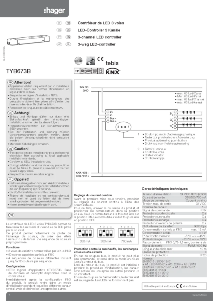 Imagen Manual de instalación en-GB, es-ES, fr-FR, de-DE, it-IT, nl-NL, nn-NO, pt-PT 2014-09-05 | Hager España