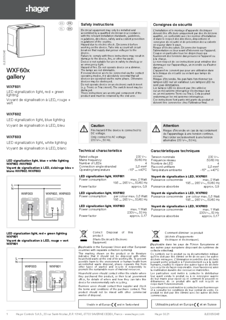 Slika Uputstvo za instalaciju en-GB, es-ES, fr-FR, el-GR 2021-09-02  | Hager