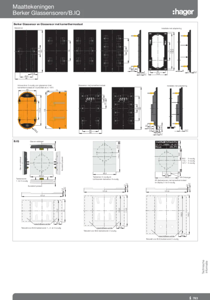 Image Annexe technique (multi-produits) nl-NL 2013-12-04 | Hager Belgique