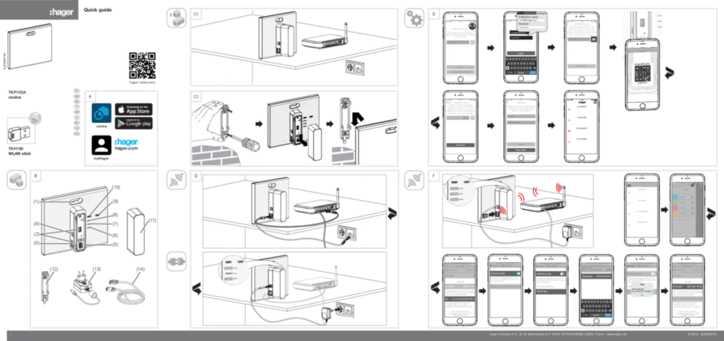 Εικόνα Installation manual cs-CZ, da-DK, fi-FI, el-GR, hu-HU, nn-NO, pl-PL 2016-11-04 | Hager