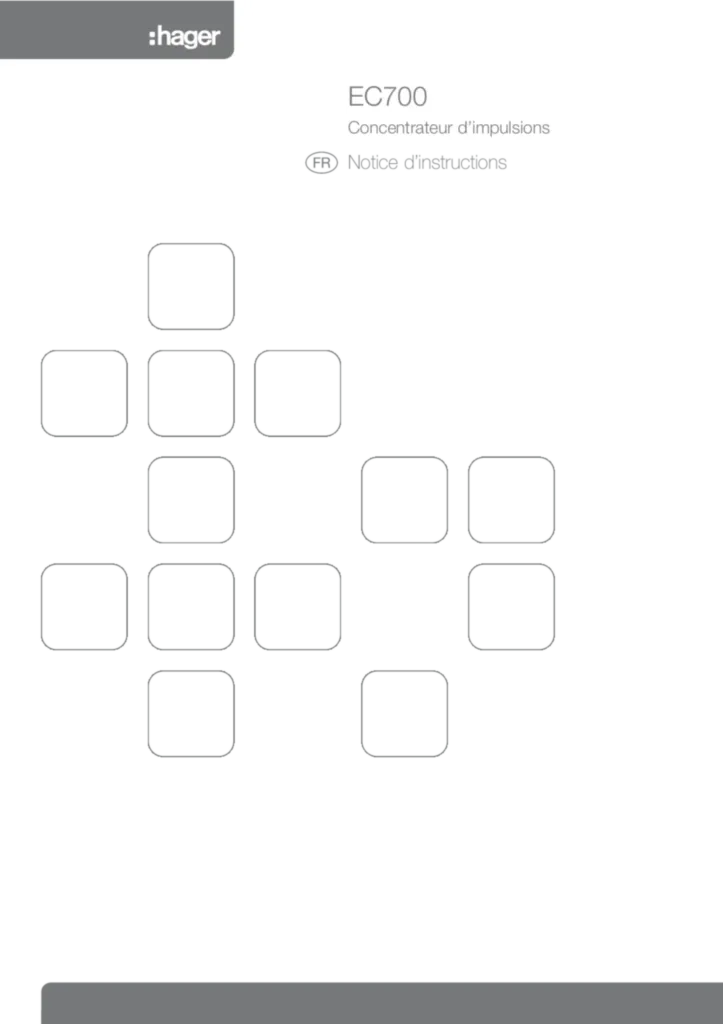 Bild Notice EC700 FR | Hager Schweiz