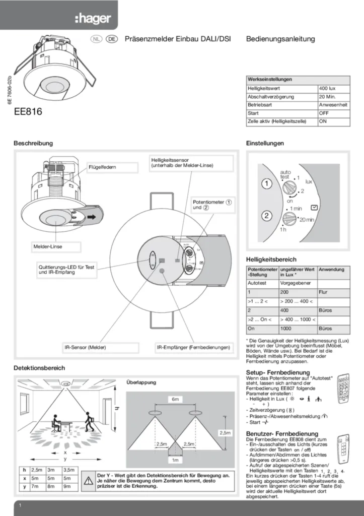 Immagine Manuale di installazione de-DE, nl-NL 2020-01-01 | Hager Italia