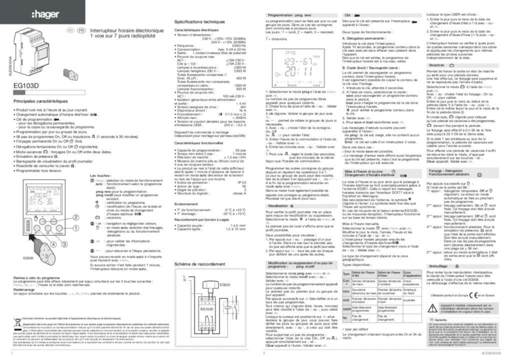 Bild Montageanleitung en-GB, fr-FR 2020-01-01 | Hager Deutschland