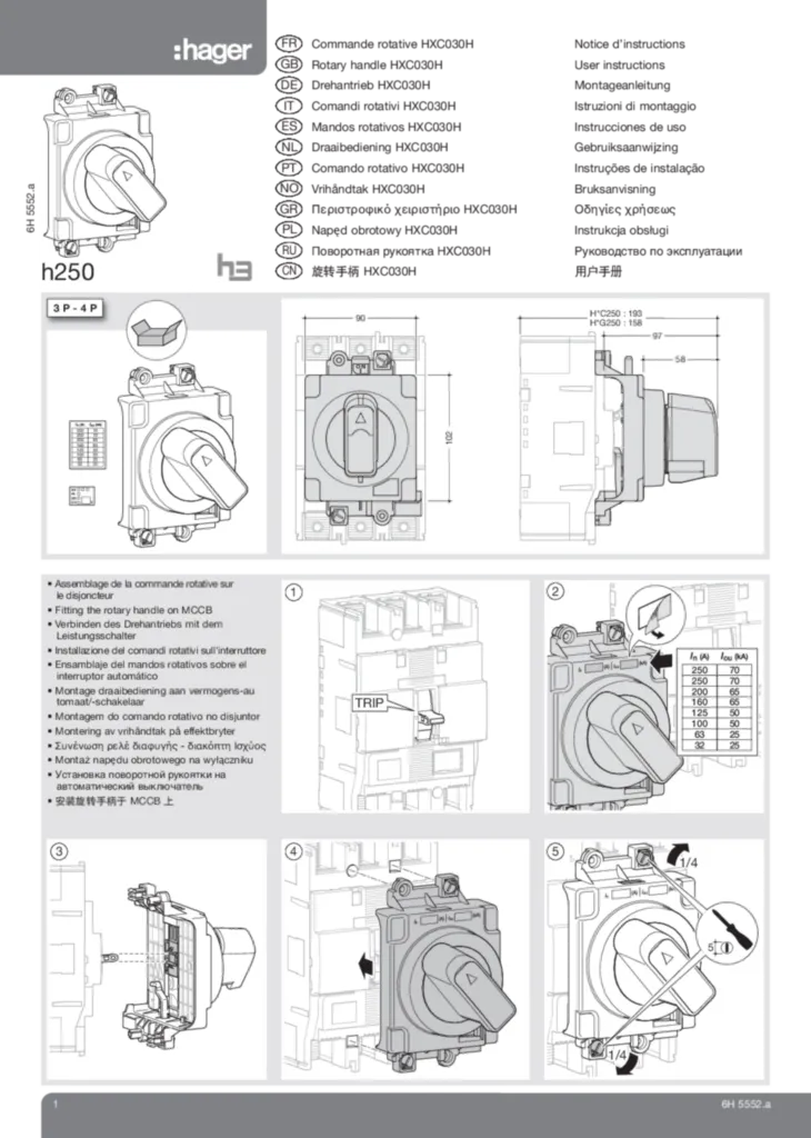 Bild Installationshandbok International 2020-01-01 | Hager Sverige