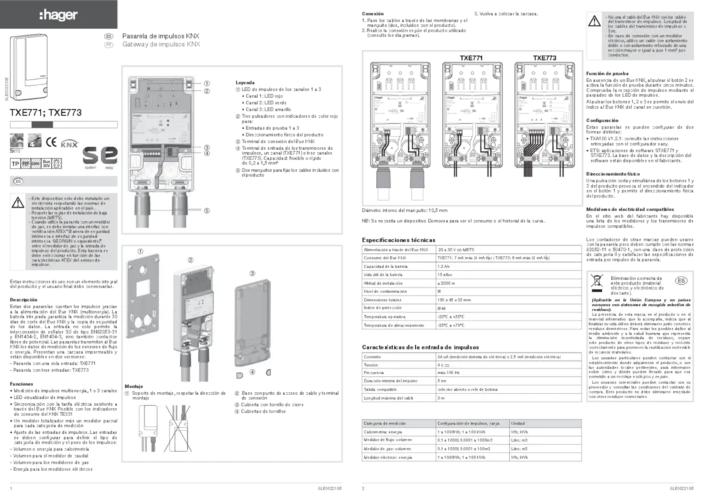 Imagem Manual de instalação es-ES, pt-PT 2015-04-22 | Hager Portugal