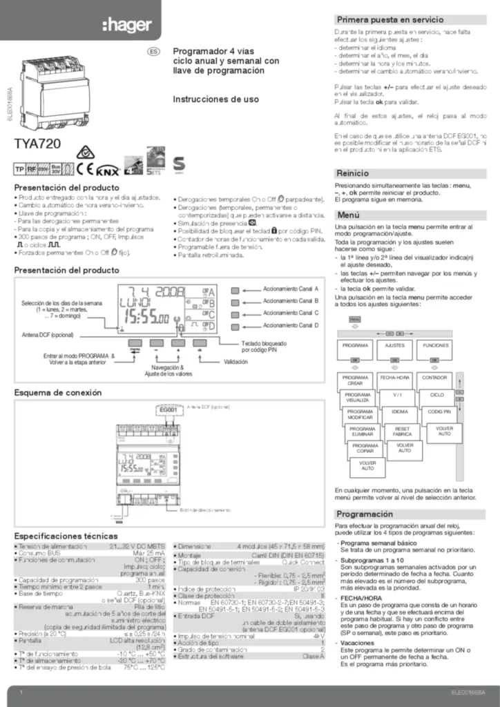 Imagen Manual de instalación es-ES 2015-04-01 | Hager España