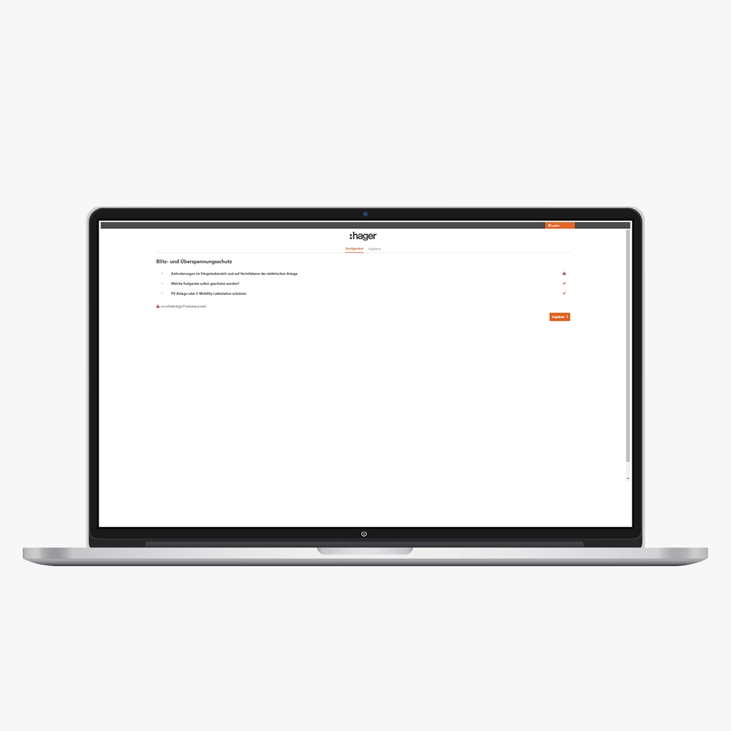 Bild Konfigurator Überspannungsschutz | Hager Deutschland