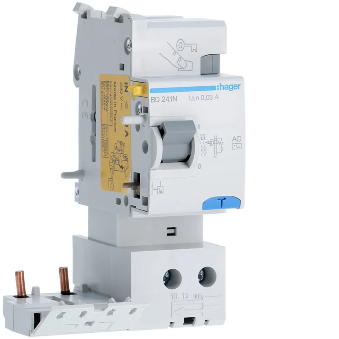 BD241N - Bloque diferencial para serie M/N 2P 40A 30mA tipo AC