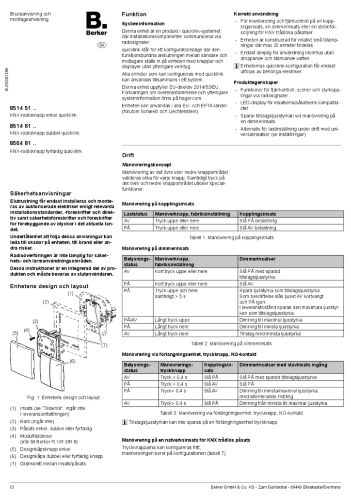 Bild Installationshandbok sv-SE 2022-08-10 | Hager Sverige