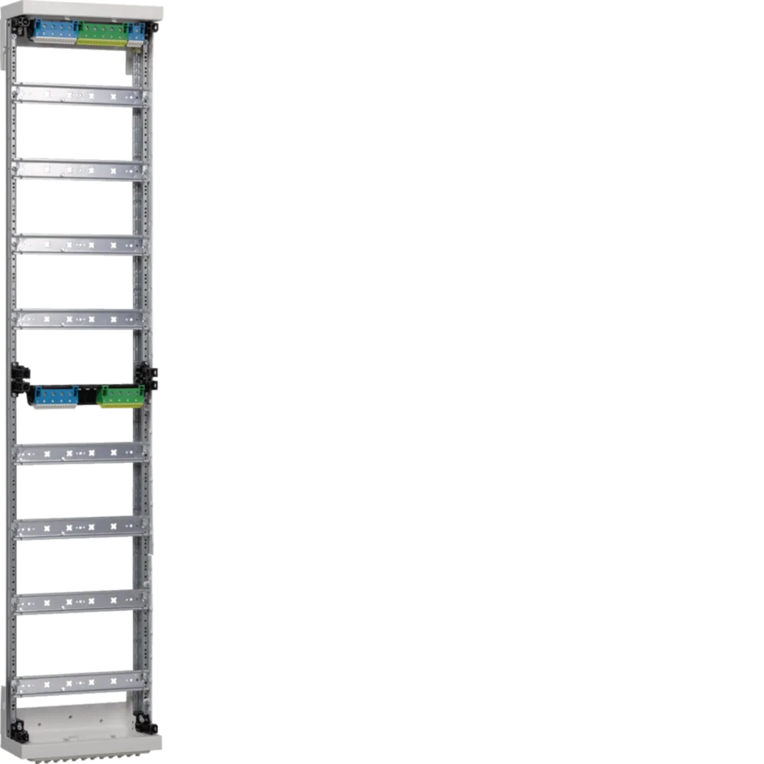 ZAD818 - Nachrüstfeld, universZ, 1 Verteilerfeld 8-reihig, mit N/PE-Steckklemme