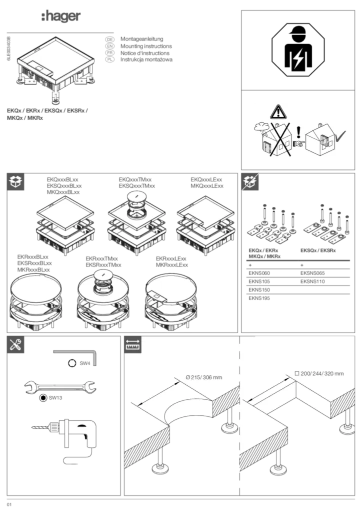 Image Guide d'installation  International 2022-08-29 | Hager Suisse