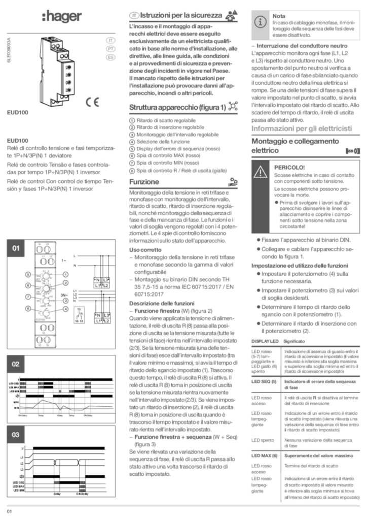 Bild Montageanleitung es-ES, it-IT, pt-PT 2023-04-04 | Hager Schweiz