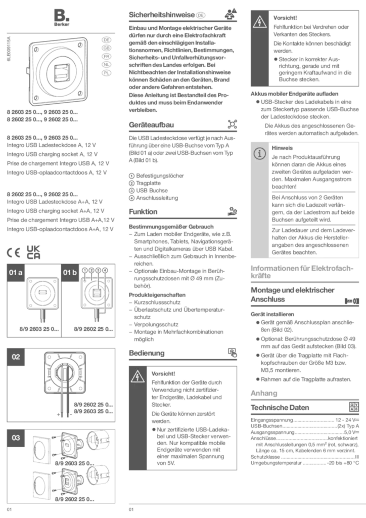 Zdjęcie Instrukcja montażu da-DK, en-GB, fr-FR, de-DE, pl-PL 2022-12-01 | Hager Polska