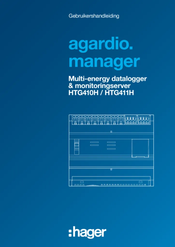 Afbeelding 6LE009117A User manual AGARDIO_MANAGER_HTG410H_HTG411H_NL_11_22 | Hager Belgium