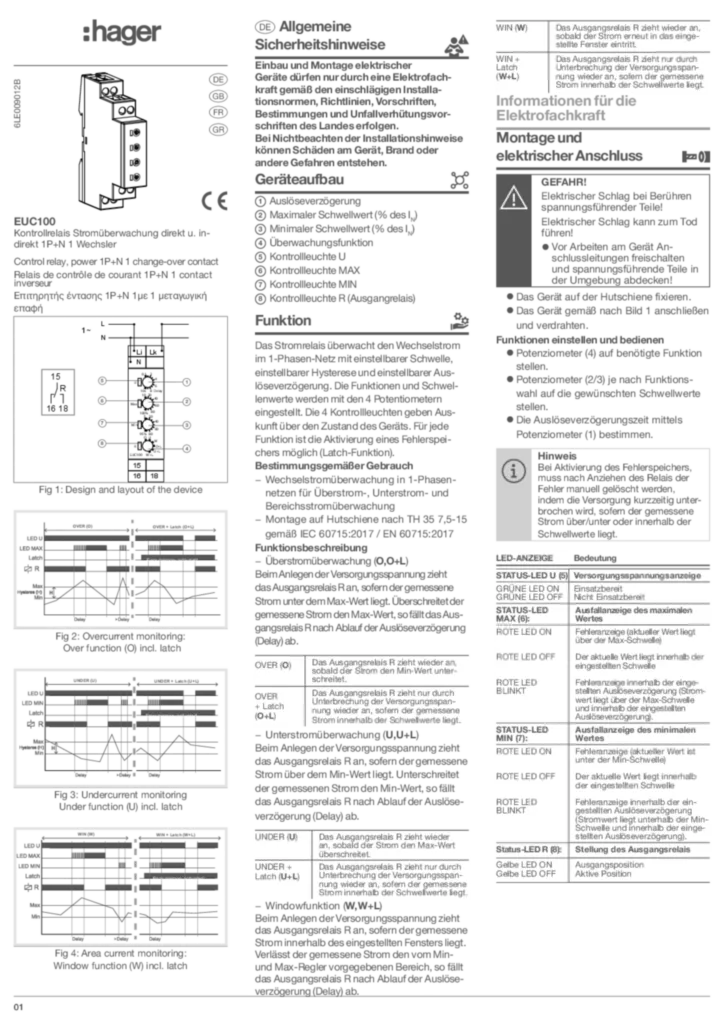 Image 6LE009012B_EUC100__CURRENT_CONTROL_RELAY__DE_EN_FR_GR__2023_03_17_PRINT | Hager France