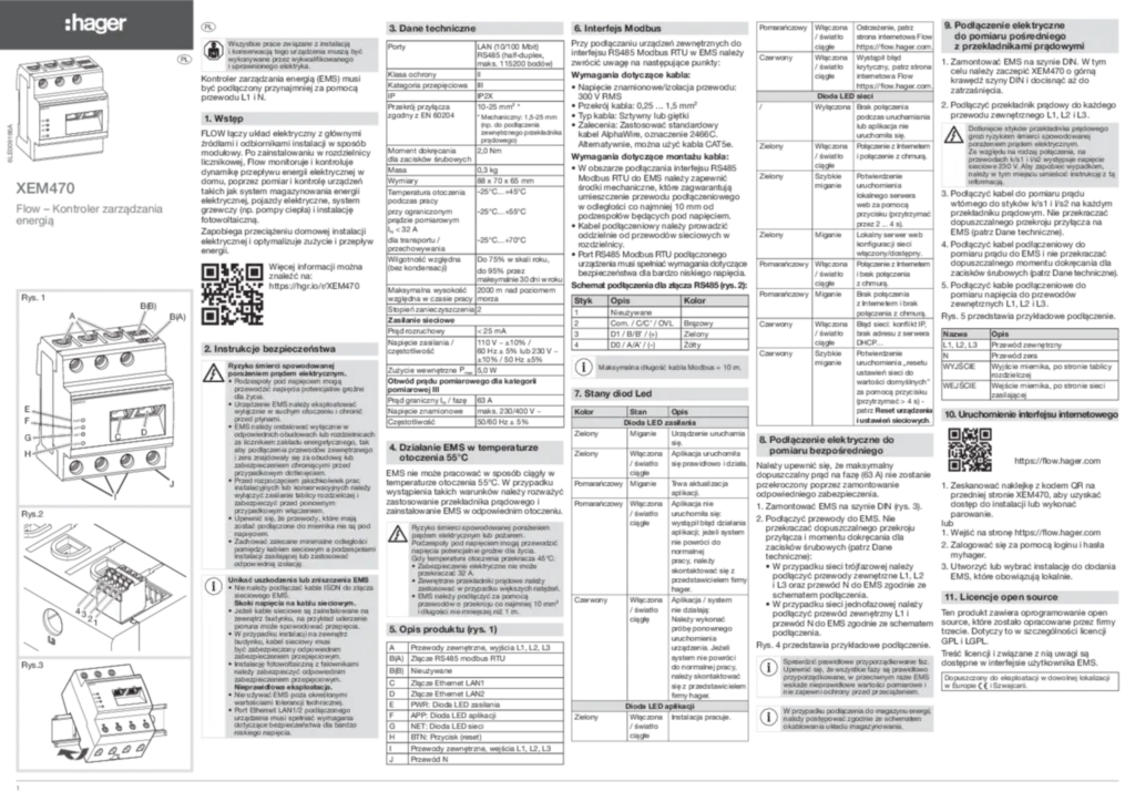 Zdjęcie Instrukcja montażu pl-PL 2023-01-24 | Hager Polska