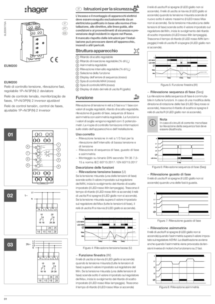 Bild Montageanleitung es-ES, it-IT, pt-PT 2023-04-04 | Hager Deutschland