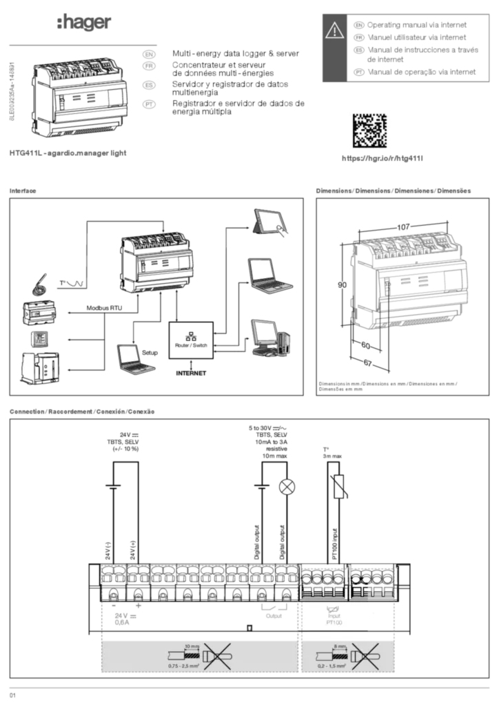 Image QuickStart HTG411L | Hager France