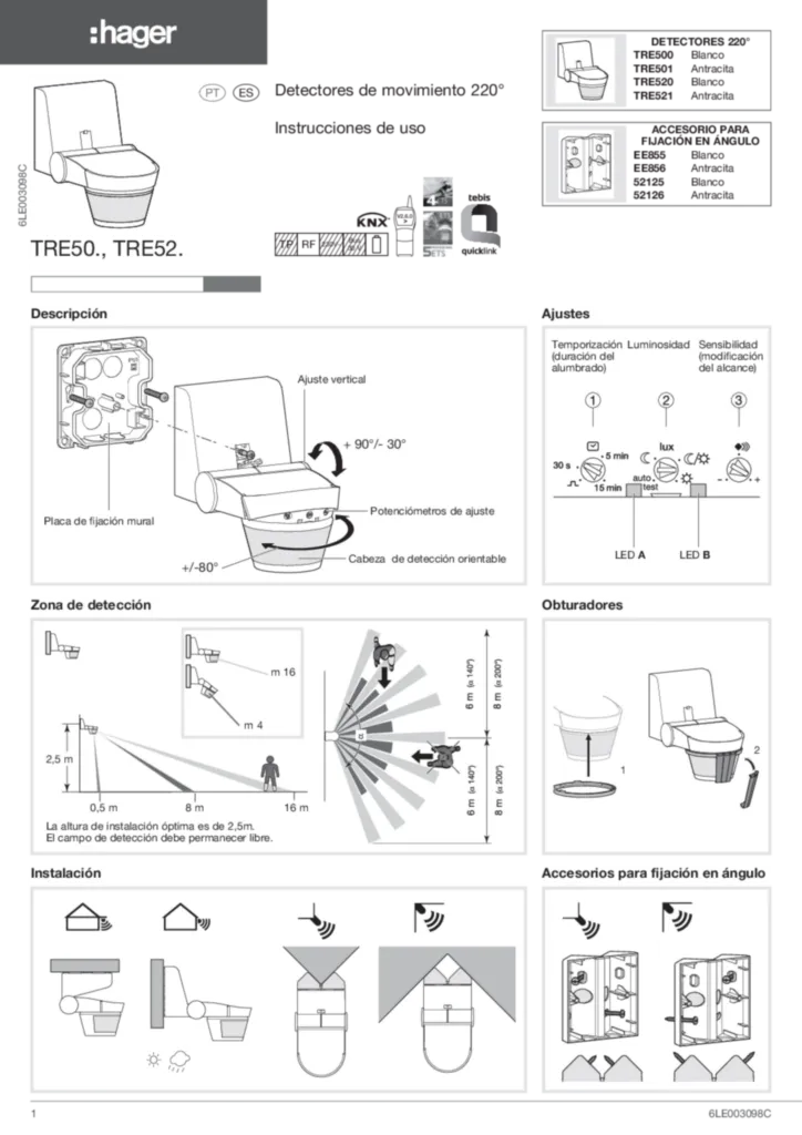 Imagem Manual de instalação es-ES, pt-PT 2023-02-21 | Hager Portugal