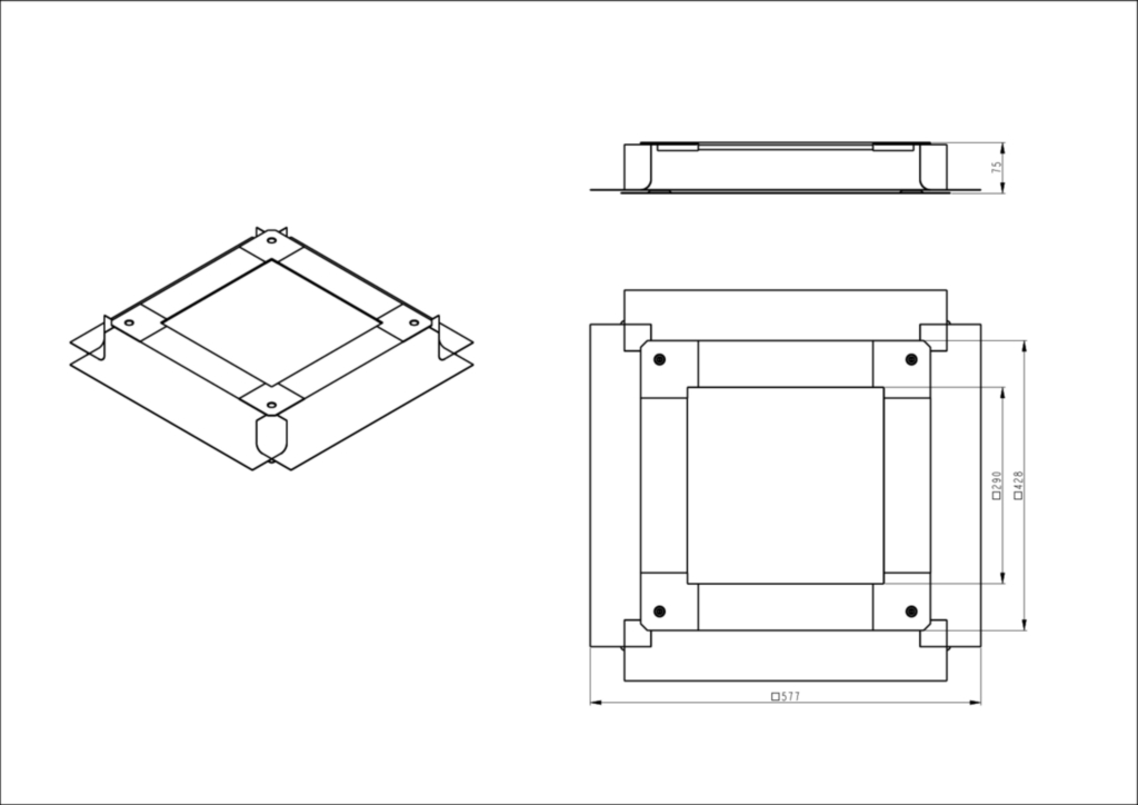 Bild Technical Drawing UDB2050080 | Hager Deutschland