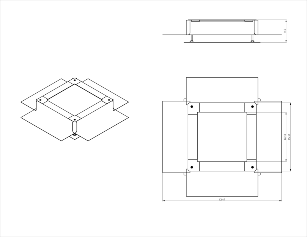 Bild Technical Drawing UDB3165215 | Hager Deutschland