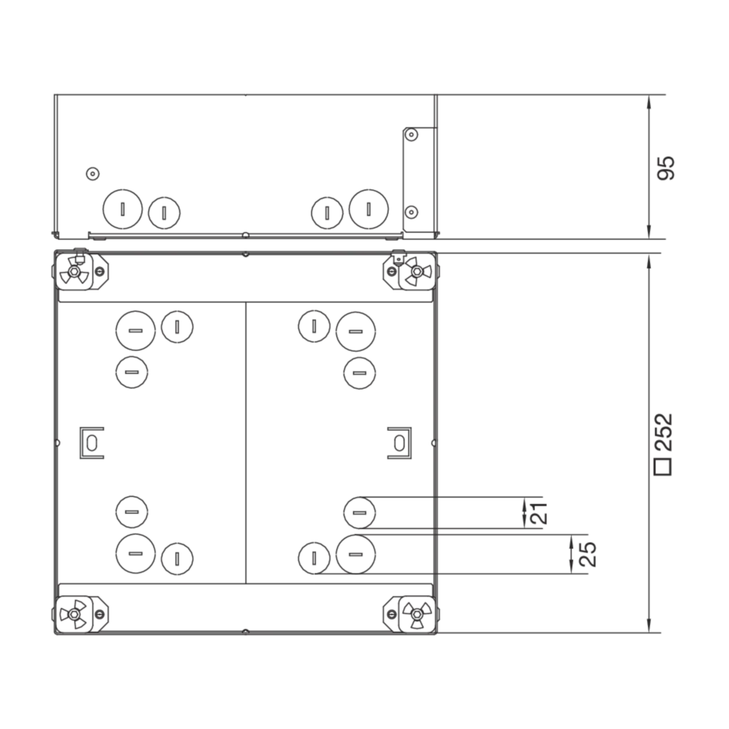 Bild TECHNICALDRAWINGUDBDQ12 | Hager Deutschland