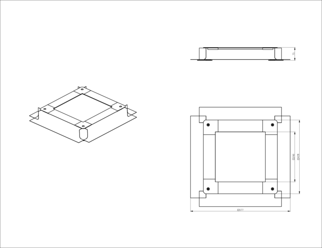 Bild Technical Drawing UDH2050080 | Hager Deutschland