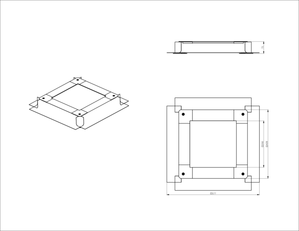 Bild Technical Drawing UDH2075125 | Hager Deutschland