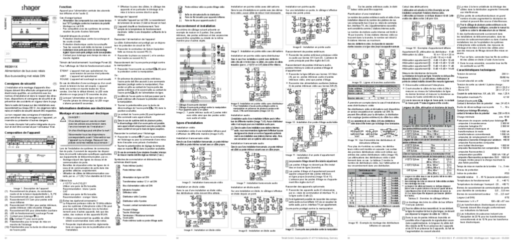 Image Guide d'installation  fr-FR, nl-NL 2023-03-24 | Hager Suisse