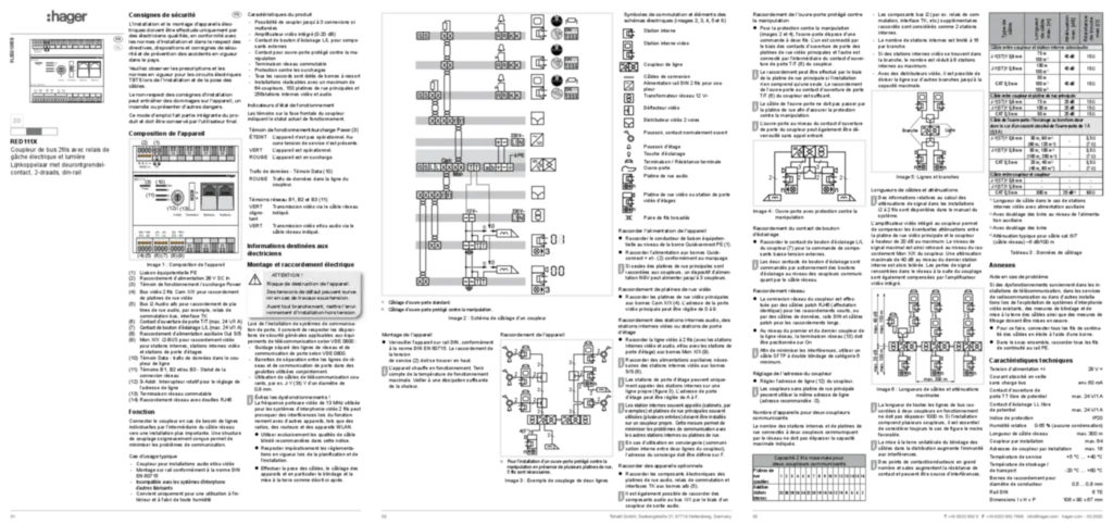 Image Guide d'installation  fr-FR, nl-NL 2023-03-24 | Hager Suisse